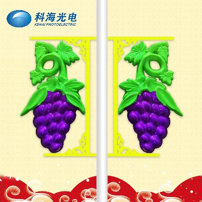 LED葡萄廠家批發led中國結城市亮化工程 led發光中國結掛件