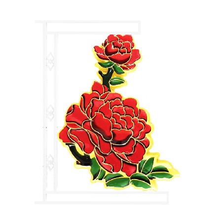 led牡丹花造型燈路燈亮化 led景觀造型燈節日喜慶道路發光裝飾