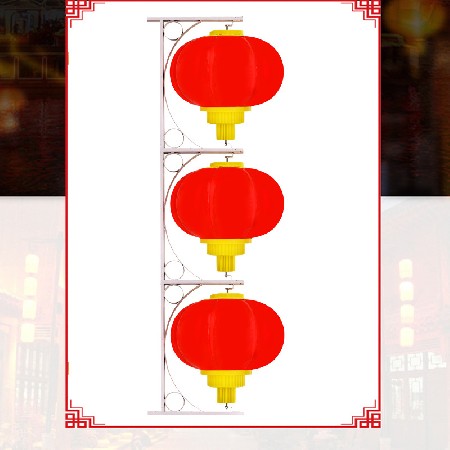 LED燈籠亮化工程 春節節日景觀燈 led道路景觀亞克力大紅燈籠批發
