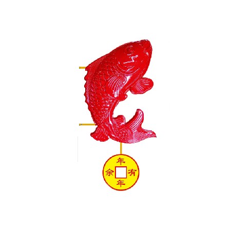 LED魚燈裝飾燈戶外防水景觀燈春節喜慶掛飾異型道路燈廠家 