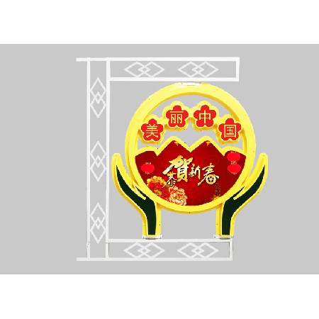 LED美麗鄉村裝飾燈戶外防水led景觀燈春節喜慶掛飾異型燈廠家 